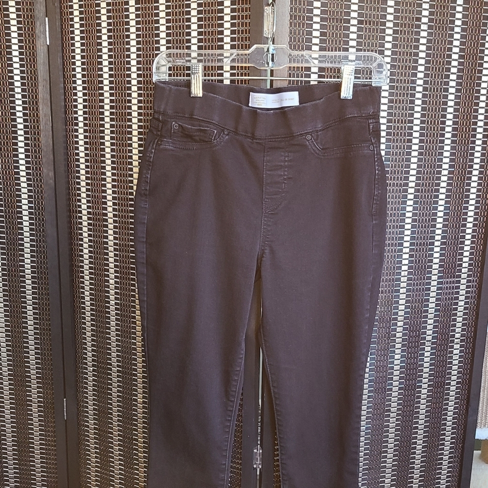 Lee Jeans Elastic Waste Skinny Jeans in Black